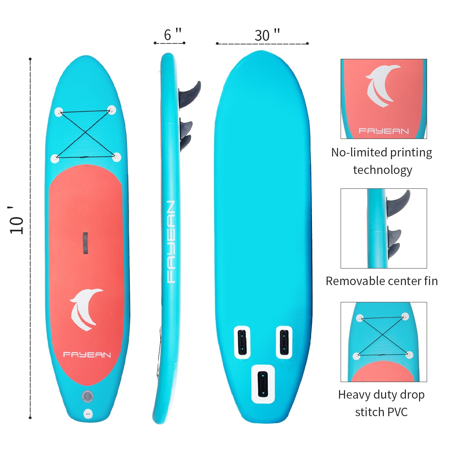 Blue Pink 10'