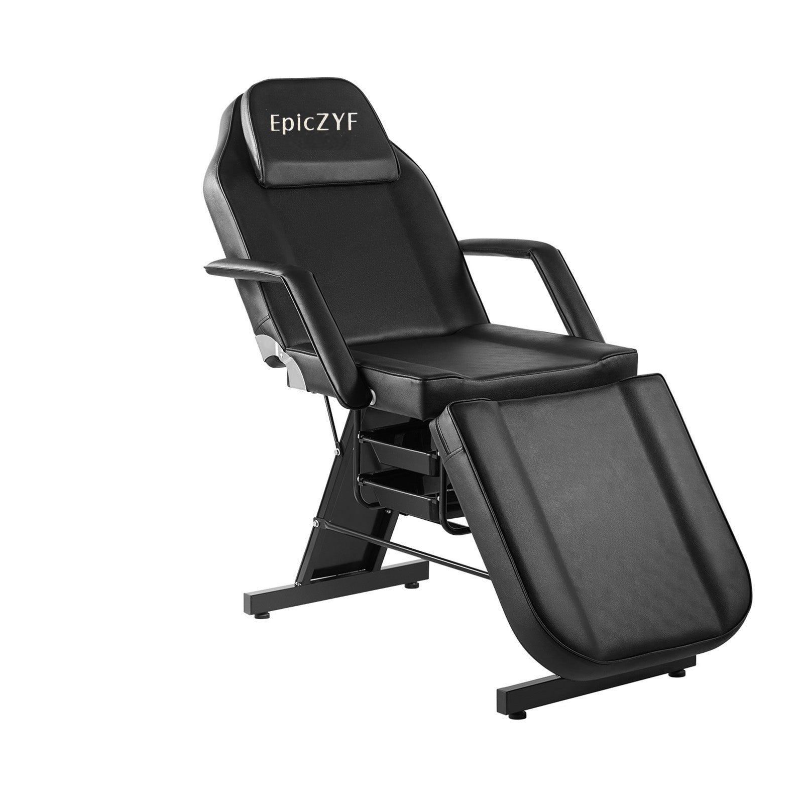 OmySalon Massage Salon Tattoo Chair Esthetician Bed with Hydraulic  Stool,Multi-Purpose 3-Section Facial Bed Table, Adjustable Beauty Barber  Spa Beauty Equipment, Black - Walmart.com