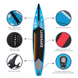 Luxmars Racing Paddle 12'5"×28"×6" Leichtes Paddelbrett