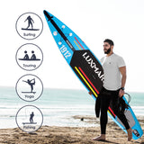 Luxmars Racing Paddle 12'5"×28"×6" Tabla de paddle ligera